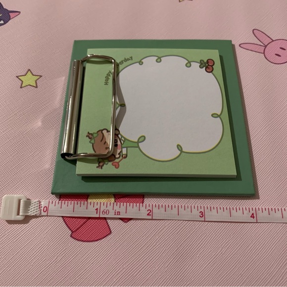 Green Mini Clipboard with Memo Pad - Picture 11 of 11